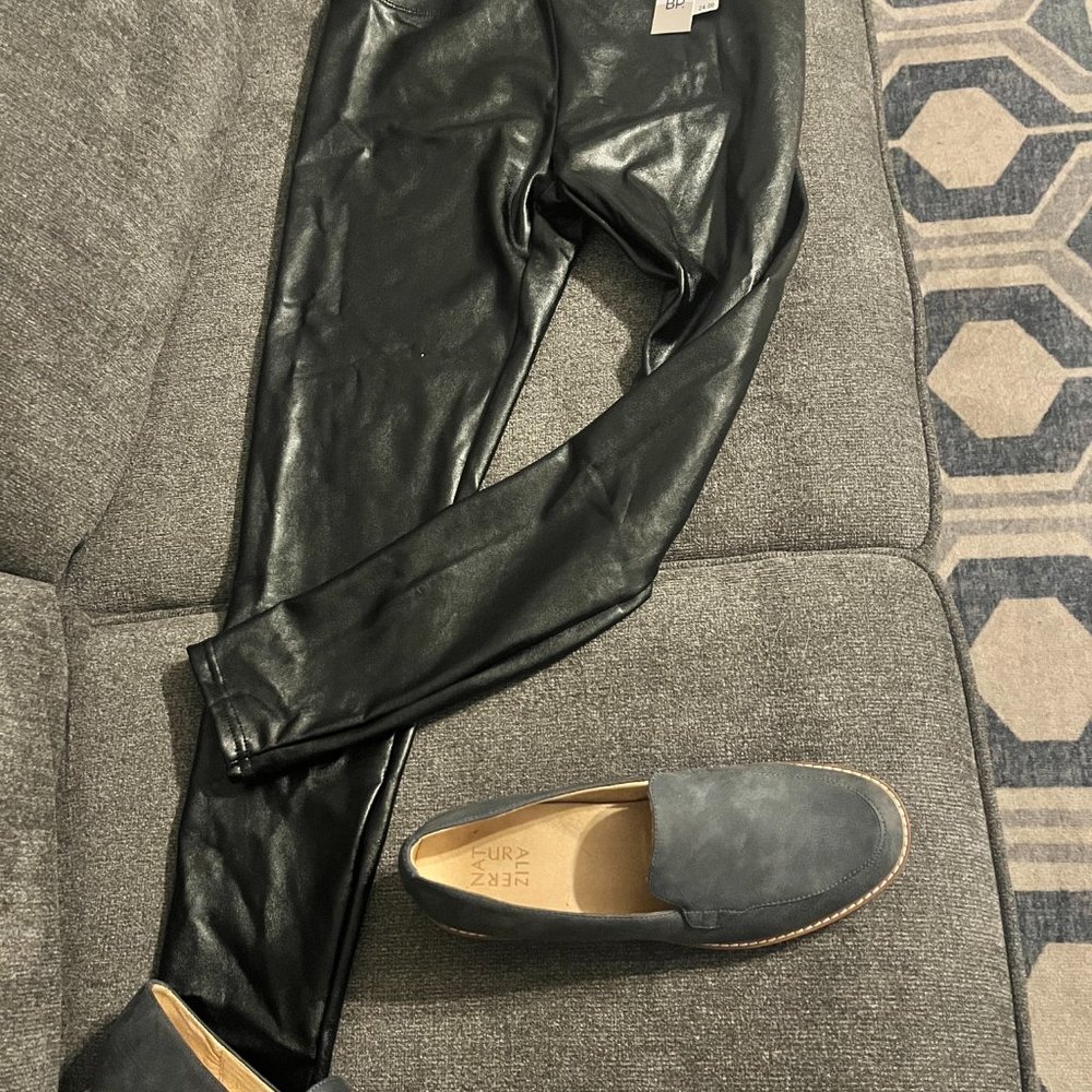 Holiday Party Staple: BP Faux Leather Leggings. NWT (Size L)